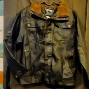 Hawke & Co Aviator Bomber Jacket 14/16 Like New